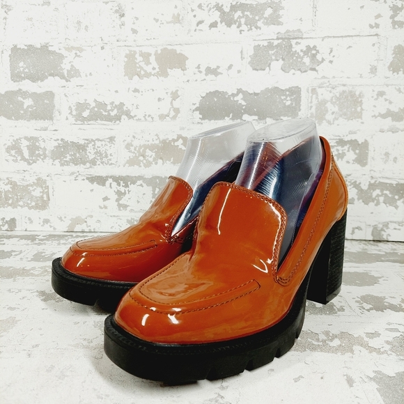 New Blondo Josie Brown Waterproof Square Toe Heeled Loafers T423 - Picture 2 of 11